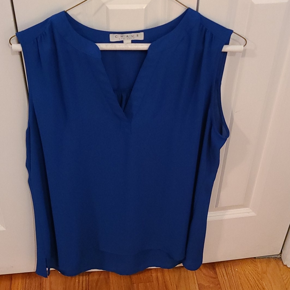 Royal Blue Blouse